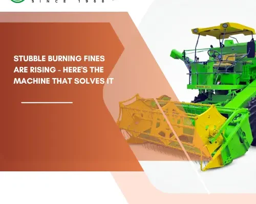 Stubble Burning Fines Are Rising - Here's the Machine That Solves It